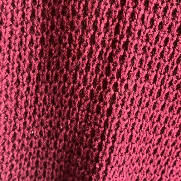 F21 Cranberry cardigan - Picture 8 of 8